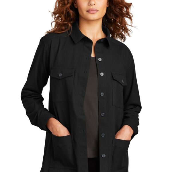 Women's Long Sleeve Twill Overshirt Thumbnail