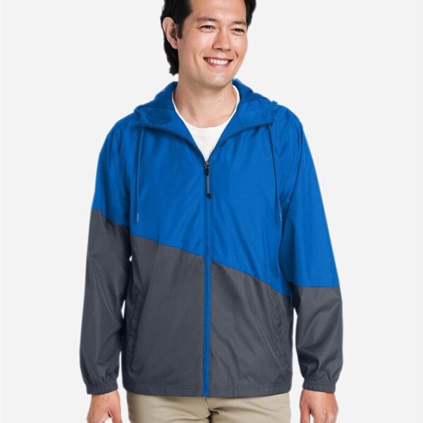 Unisex Techno Lite Colorblock Windbreaker Thumbnail