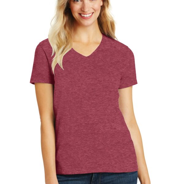 District Women's Perfect Blend ® CVC V Neck Tee DM1190L Women's Perfect Blend ® CVC V Neck Tee Thumbnail